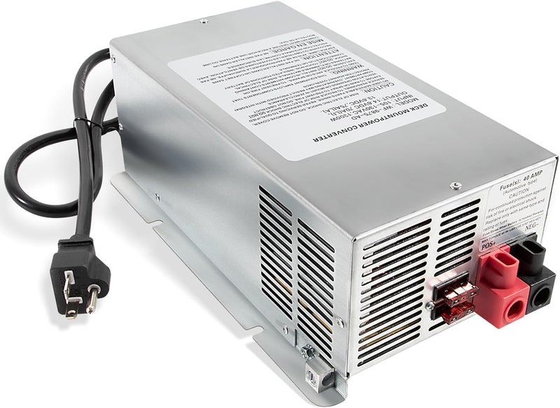 Bonbo WF-9875 75 Amp Deck Mount RV Power Converter Charger, Replacement for RV Trailer Camper WF-9800 Series, WF-9875-AD-CB, WF-9875-MBA - Image 1